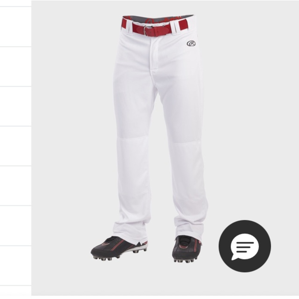 NWOT Rawlings Men's 150 Baseball Pants Size Small